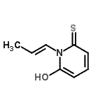 CAS 登录号：40585-04-4， 6-羟基-1-[(1E)-1-丙烯-1-基]-2(1H)-吡啶硫酮