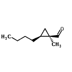 CAS 登录号：405874-15-9， (1R,2S)-2-丁基-1-甲基环丙烷甲醛