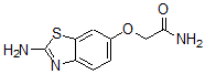 CAS 登录号：405897-81-6， 2-[(2-氨基-6-苯并噻唑基)氧基]-乙酰胺