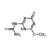 CAS 登录号：405917-94-4， 1-(4-甲氧基-6-氧代-1,6-二氢-1,3,5-三嗪-2-基)脲