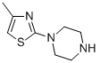 CAS#: 40615-11-0, 1-(4-Methyl-2-Thiazolyl)-Piperazine
