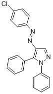CAS#: 40640-31-1, 4-((4-Chlorophenyl)Azo)-1,5-Diphenyl-1H-Pyrazole