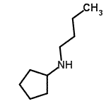 CAS 登录号：40649-24-9， N-丁基环戊烷胺