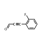 CAS 登录号：406687-57-8， 3-(2-氟苯基)丙-2-炔醛