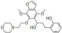 CAS 登录号：40681-01-4， 4,7-二甲氧基-alpha-[2-(2-羟基苯基)乙基]-6-[2-(4-吗啉基)乙氧基]-5-苯并呋喃甲醇