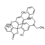 CAS 登录号：40690-88-8， 3-(5-苯胺基-2-甲氧基-4-甲基苯基)-3-[4-(二乙基氨基)-2-羟基苯基]-2-苯并呋喃-1(3H)-酮