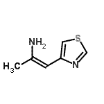 CAS 登录号：408352-44-3， (1Z)-1-(1,3-噻唑-4-基)-1-丙烯-2-胺