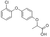 CAS 登录号：40843-35-4， 2-[4-(2-氯苯氧基)苯氧基]-丙酸