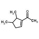 CAS 登录号：408510-99-6， 1-(4,5-二甲基-1-环戊烯-1-基)乙酮