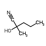 CAS#: 4111-09-5, 2-Hydroxy-2-Methylpentanenitrile