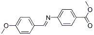 CAS#: 4112-08-7, Methyl 4-[[(4-Methoxyphenyl)Methylene-]Amino]Benzoate