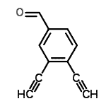 CAS 登录号：412041-54-4， 3,4-二乙炔基苯甲醛