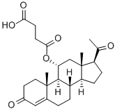 CAS#: 41238-98-6, 11-alpha-Hydroxy-4-Pregnene-3,20-Dione 11-Hemisuccinate