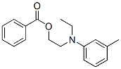 CAS 登录号：41284-39-3， 2-(N-乙基间甲苯氨基)乙基苯甲酸酯