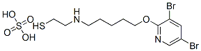 CAS#: 41287-01-8, 2-[5-(3,5-Dibromo-2-Pyridyloxy)Pentyl]Aminoethanethiol Sulfate
