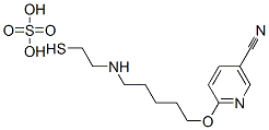 CAS#: 41287-12-1, 2-[5-(5-Cyano-2-Pyridyloxy)Pentyl]Aminoethanethiol Sulfate