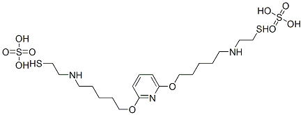 CAS#: 41287-20-1, 2,2'-[2,6-Pyridinediylbis(Oxy-5,1-Pentanediylimino)]Bis(Ethanethiol)Bissulfate