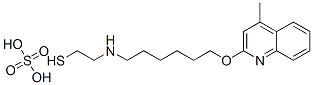 CAS#: 41287-40-5, 2-[6-(4-Methyl-2-Quinolyloxy)Hexyl]Aminoethanethiol Sulfate