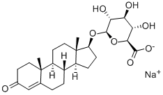 CAS#: 4145-59-9, 17beta-Hydroxy-4-Androsten-3-One 17-D-Glucuronide Sodium Salt
