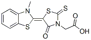 CAS#: 41504-19-2, 5-(3-Methylbenzothiazol-2(3H)-Ylidene)-4-Oxo-2-Thioxothiazolidin-3-Acetic Acid