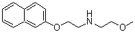 CAS 登录号：420100-59-0， 2-甲氧基-N-[2-(2-萘基氧基)乙基]乙胺