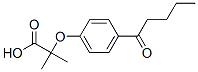 CAS#: 42019-02-3, 2-Methyl-2-[4-(1-Oxopentyl)Phenoxy]Propanoic Acid