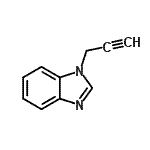 CAS 登录号：42076-28-8， 1-(2-丙炔-1-基)-1H-苯并咪唑