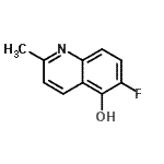 CAS 登录号：420786-95-4， 6-氟-2-甲基-5-喹啉醇