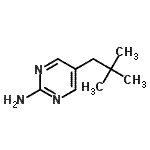 CAS 登录号：42088-86-8， 5-(2,2-二甲基丙基)-2-嘧啶胺