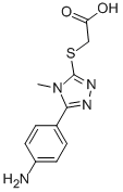 CAS#: 421567-49-9, [5-(4-Amino-Phenyl)-4-Methyl-4 H-[1,2,4]Triazol-3-Ylsulfanyl]-Acetic Acid