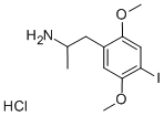 CAS#: 42203-78-1, 2,5-Dimethoxy-4-iodoamphetamine hydrochloride