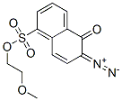 CAS 登录号:42372-33-8, 2-甲氧基乙基 6-重氮基-5,6-二氢-5-氧代萘-1-磺酸酯