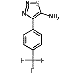 CAS 登录号：423768-49-4， 4-[4-(三氟甲基)苯基]-1,2,3-噻二唑-5-胺