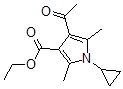 CAS 登录号：423768-51-8， 4-乙酰基-1-环丙基-2,5-二甲基-1H-吡咯-3-羧酸乙酯