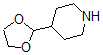 CAS 登录号：423768-60-9， 4-(1,3-二氧戊环-2-基)哌啶
