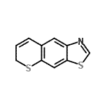 CAS 登录号：42377-12-8， 6H-苯并噻喃并[6,7-D][1,3]噻唑