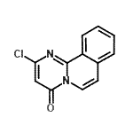 CAS 登录号：42398-55-0， 2-氯-4H-嘧啶并[2,1-a]异喹啉-4-酮