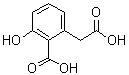 CAS 登录号：42421-12-5， 2-(羧甲基)-6-羟基苯甲酸