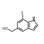 CAS 登录号：424834-58-2， (7-氟-1H-吲哚-5-基)甲醇