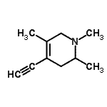 CAS 登录号：42491-41-8， 4-乙炔基-1,2,5-三甲基-1,2,3,6-四氢吡啶