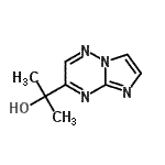 CAS 登录号：425379-11-9， 2-(咪唑并[1,2-b][1,2,4]三嗪-3-基)-2-丙醇