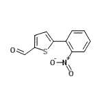 CAS 登录号：42545-34-6， 5-(2-硝基苯基)-2-噻吩甲醛