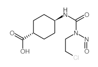 CAS 登录号：42558-94-1， 4beta-[3-(2-氯乙基)-3-亚硝基脲基]-1alpha-环己烷羧酸