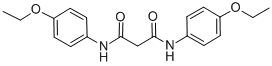 CAS 登录号：4270-37-5， N,N''-二-(4-乙氧基-苯基)-丙二酰胺
