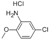 CAS#: 4274-03-7, 5-Chloro-2-methoxybenzenamine hydrochloride