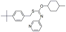 CAS#: 42754-18-7, S-[4-(2-Methyl-2-propanyl)benzyl] [2-(4-methylcyclohexyl)-3-pyridinyl]carbamothioate