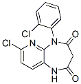CAS 登录号：42785-23-9， 7-氯-5-(2-氯苯基)-1,3-二氢-2H-吡啶并[3,2-b]-1,4-二氮杂卓-2-酮 4-氧化物