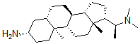 CAS 登录号：4282-07-9， 鹿角藤碱