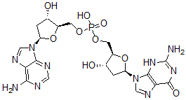 CAS 登录号:4282-64-8, 脱氧鸟苷酰-(3'-5')-脱氧腺苷