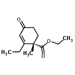 CAS 登录号：428454-90-4， 乙基(1S)-2-乙基-1-甲基-4-氧代-2-环己烯-1-羧酸酯